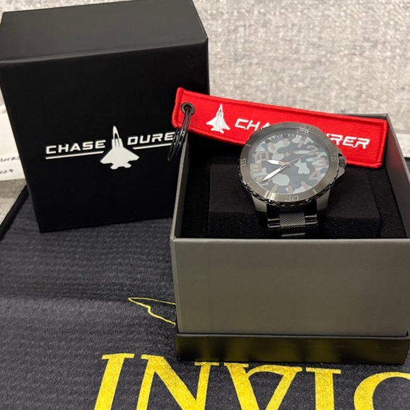 Invicta Black and Gray Camouflage Men's Watch Chase Durer Mens Watch 48mm. - Picture 1 of 6